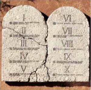 Ten Commandments split